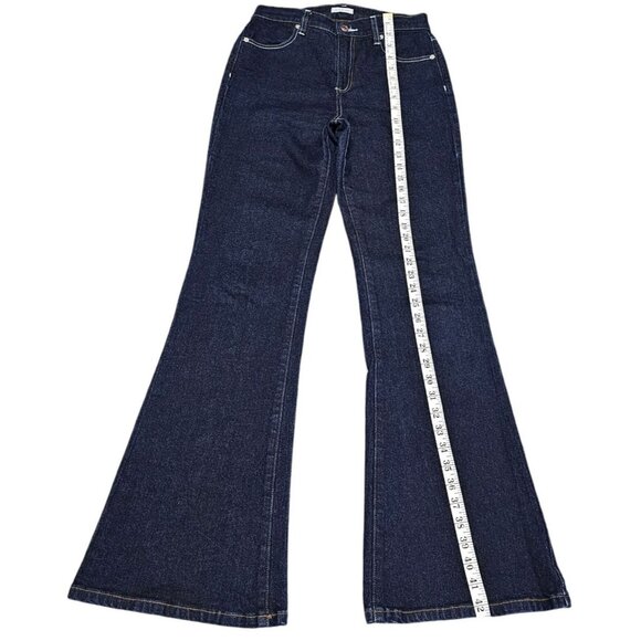 Court & Rowe Womens Flare Dark Wash Denim Jeans Size 2 - Picture 6 of 9